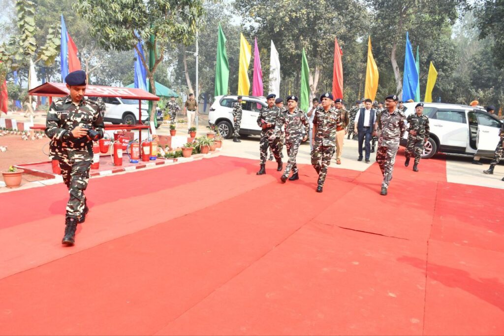 शरी संजय सिंघल, IPS DG SSB, 51 वाहिनी सीतामढ़ी के दौरे पर-
