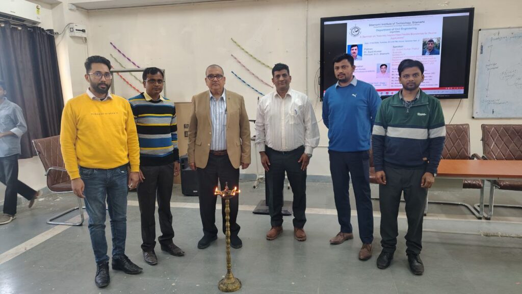 सीतामढ़ी इंस्टीट्यूट ऑफ टेक्नोलॉजी में ‘नेचुरली इंस्पायर्ड फ्लेक्सिबल बायोमटेरियल्स’ पर तकनीकी सेमिनार संपन्न”