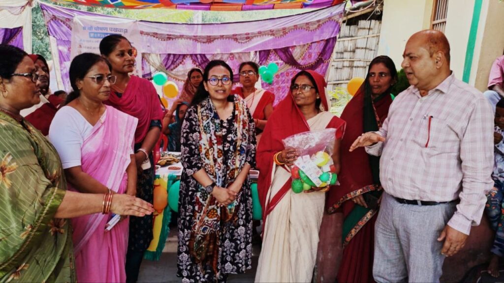 पोषण पखवाड़ा 2026 के अंतर्गत आज दिनांक 15/04/26 को बाजपट्टी परियोजना अंतर्गत रतवारा पंचायत के आंगनवाड़ी केंद्र 105 पर पोषण पखवाड़ा अंतर्गत विशेष कार्येक्रम का आयोजित किया गया। जिसका मुख्य थीम था मजबूत आंगनवाड़ी को समुदाय का समर्थन।