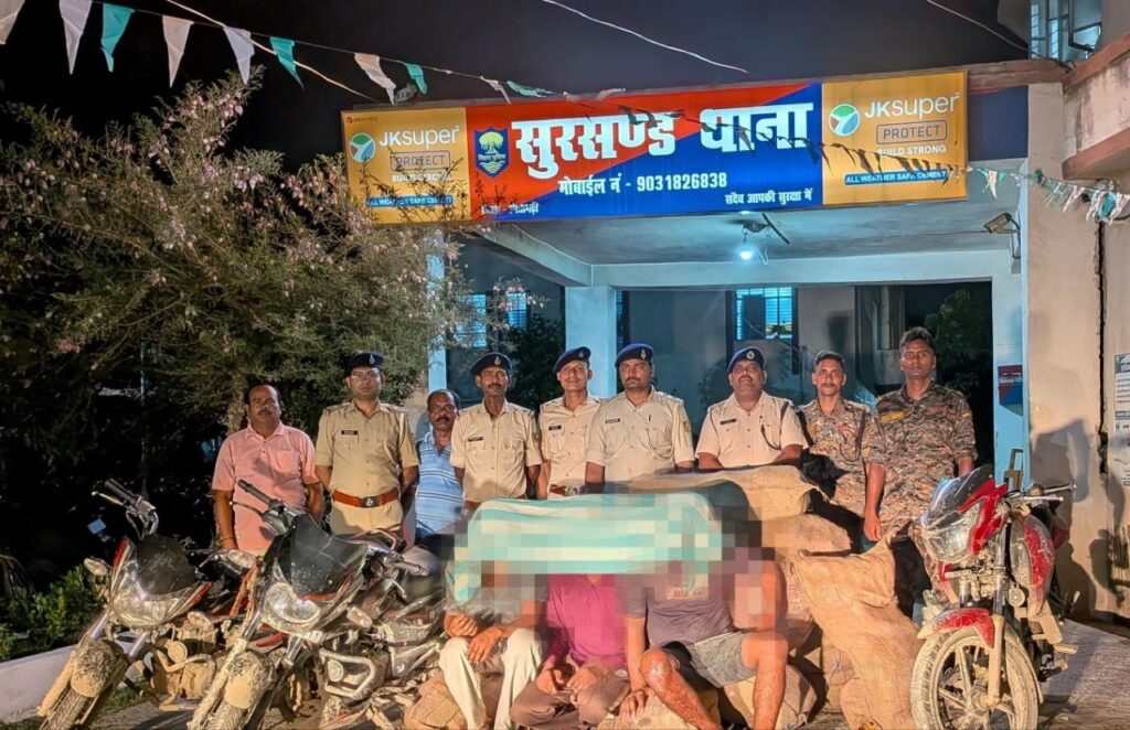सुप्पी में 27 लीटर नेपाली शराब बरामद, तीन गिरफ्तार