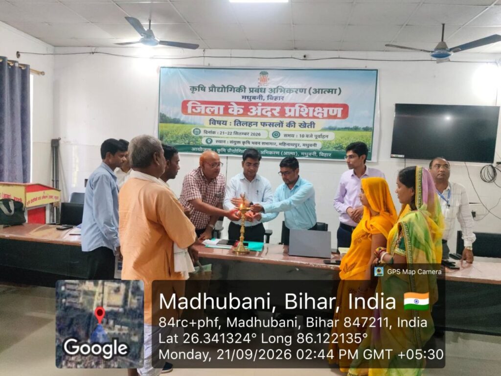 वैज्ञानिक तकनीक अपनाकर तिलहन उत्पादन बढ़ाएं किसान : सुदामा ठाकुर