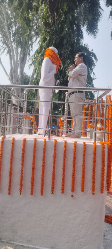 सत्य अहिंसा के महान पुजारी राष्ट्रपिता महात्मा गाँधी की जयंती अत्यंत धूमधाम से संपन्न